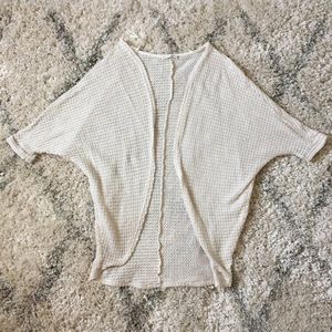 Knit open cardigan